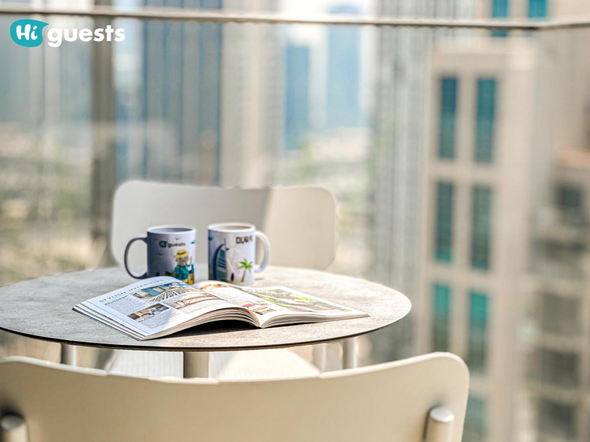 Higuests - Sky-high Experience Luxe Living On The 24th Floor Apartment Dubai